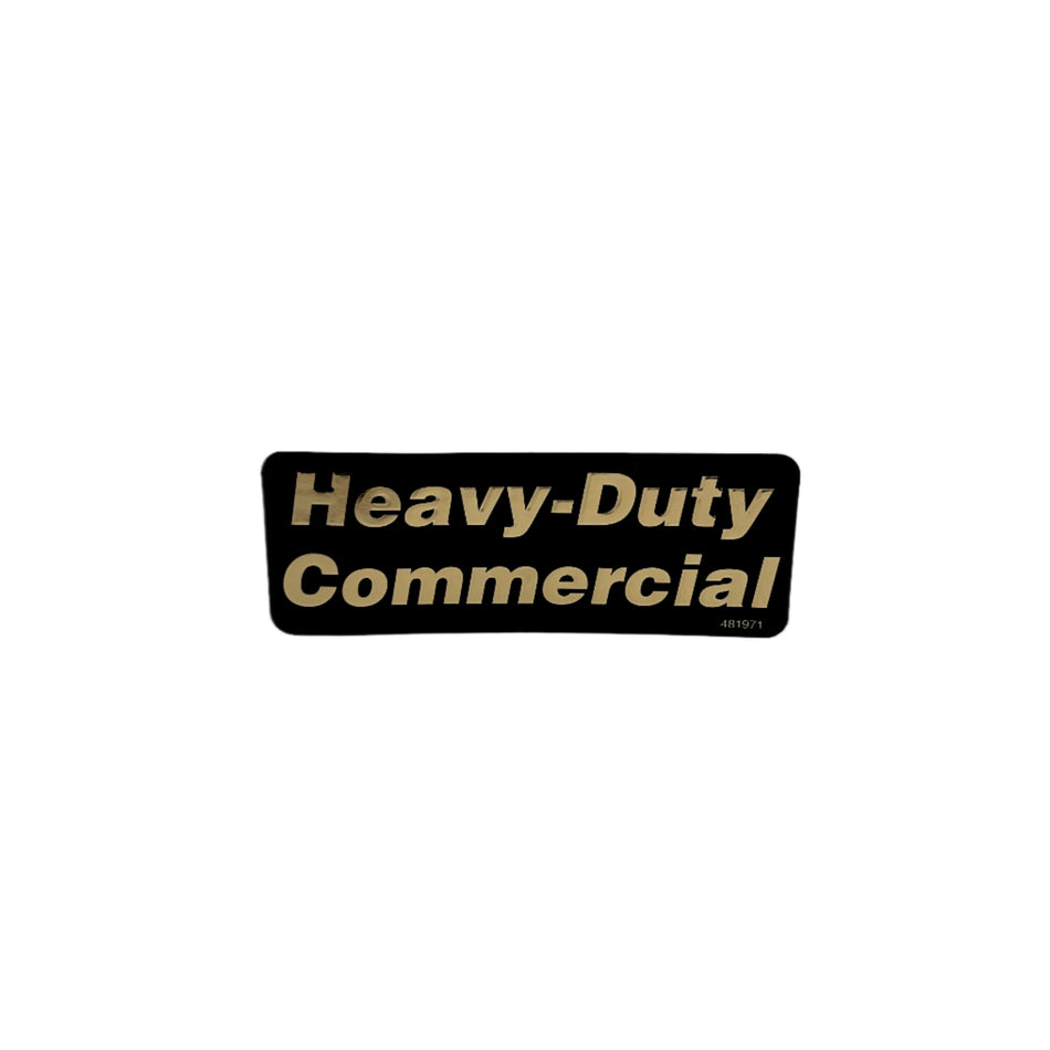 Scag OEM 481971 — DECAL, HEAVY DUTY COMMERCIAL
