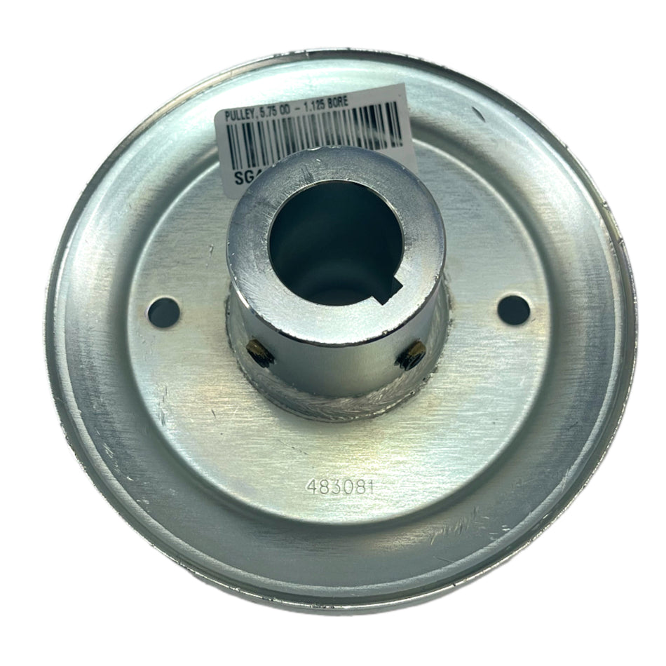 Scag OEM 483081 — PULLEY, 5.75 OD - 1.125 BORE