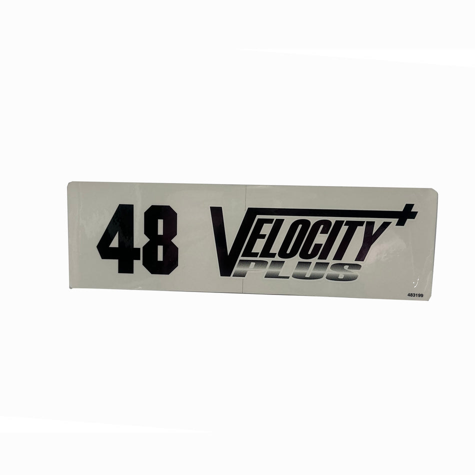 Scag OEM 483199 — DECAL, VELOCITY PLUS - 48