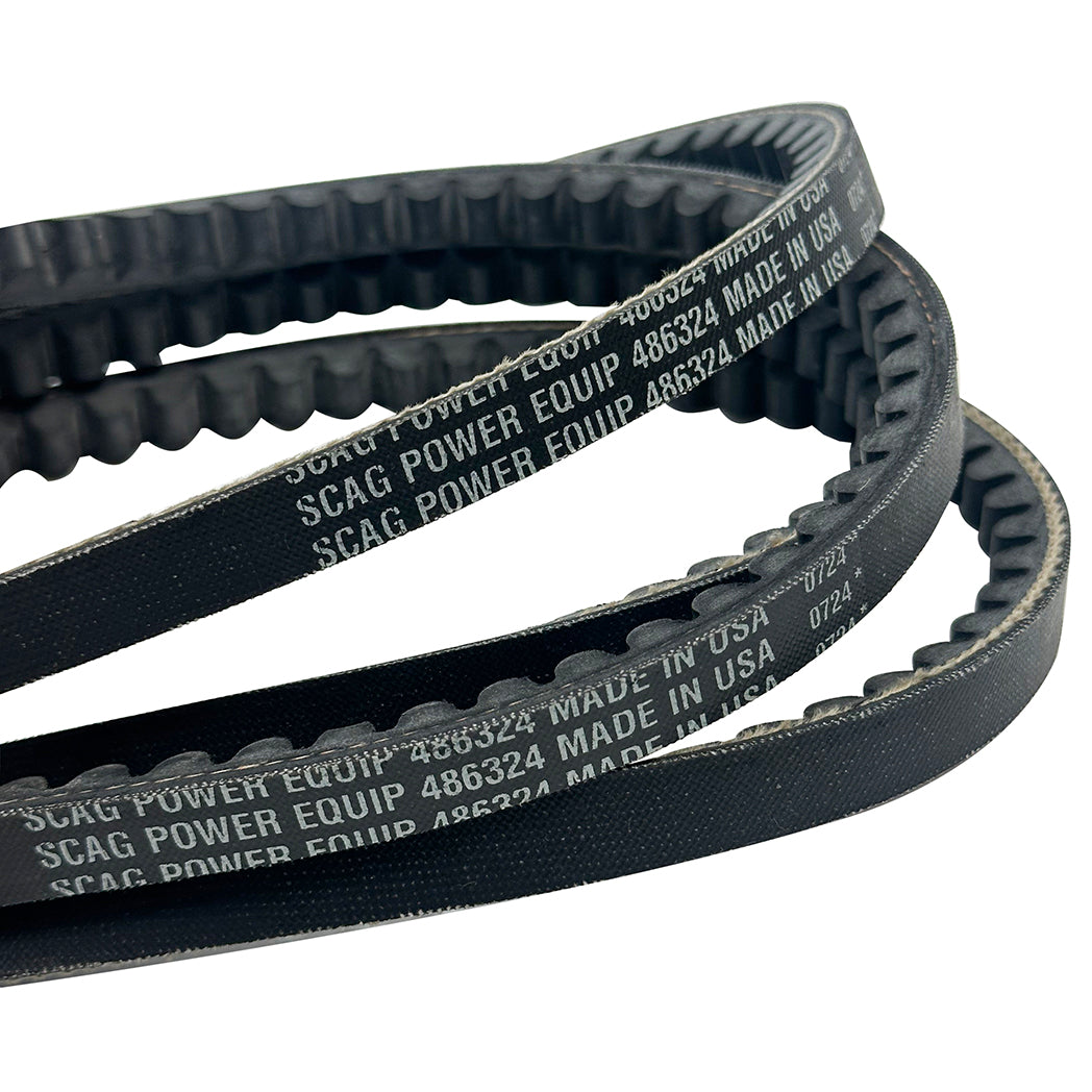 Scag OEM 486324 — BELT, GEARBOX OUTPUT (2 BELTS)