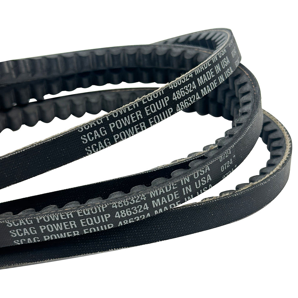 Scag OEM 486324 — BELT, GEARBOX OUTPUT (2 BELTS)